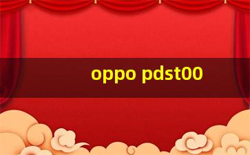 oppo pdst00